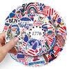 50pcs Independence Day Graffiti Creative Slogan Stickers: Waterproof Phone & Suitcase Decor
