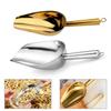 1pcs Shovel Stainless Steel Scoops Candy Ice Cube Flour Golden Ice Cream Spoon Scoops Buffet Tool Scoop Kitchen Gadget