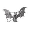 Cat Retro Men's Accessories Funny Bat Shape Flying Cat Brooch