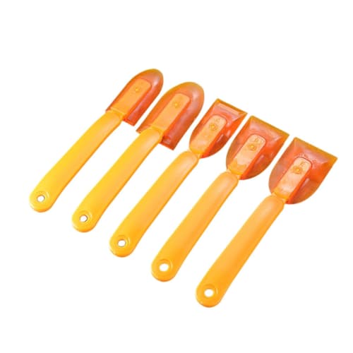 Fenteer 5-Piece Caulking Spatula Set: Seam Finishing Tool, Caulk Remover, Heavy-Duty, Professional Grade, Approx. 21cm, Reusable, Hardwearing, Multipu