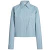 Navigare Women's 100% Cotton Loose Fit Long Sleeve Shirt