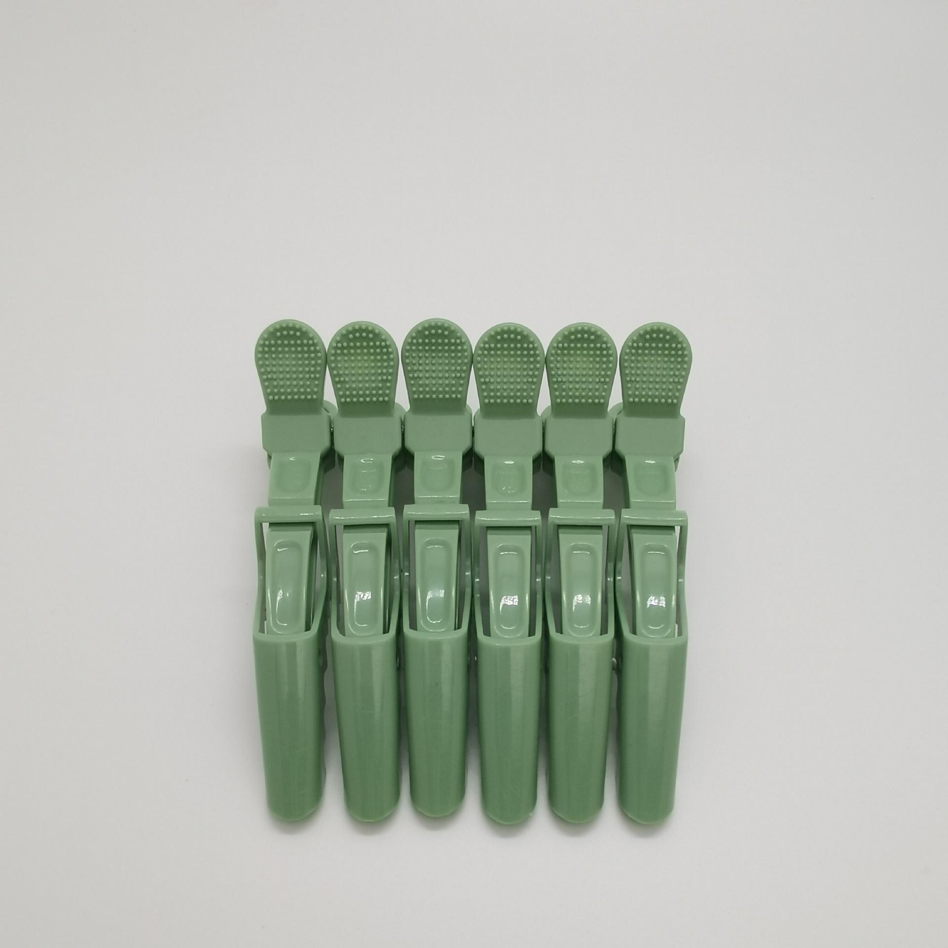 

5/6 шт. Барвисті затискачі-крокодили для волосся, шпильки, професійні перукарські салонні аксесуари для волосся 6pcs