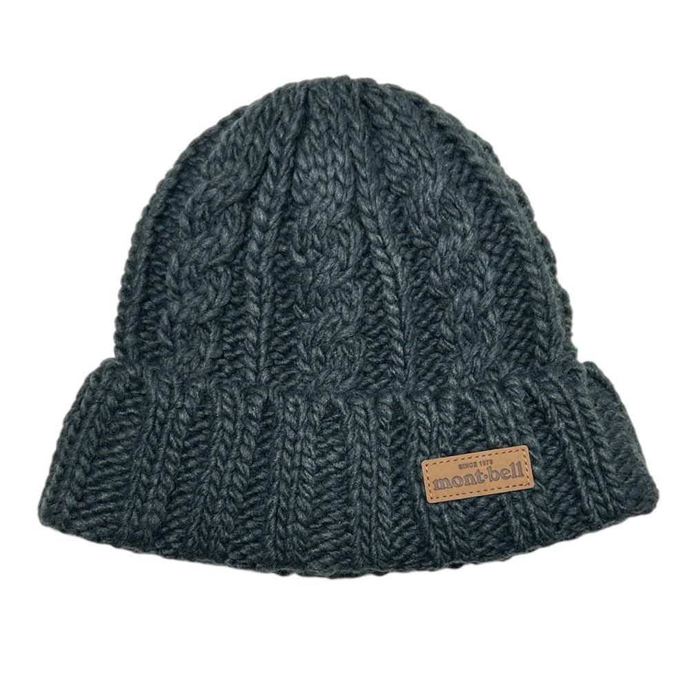 montbell low gauge knit cap #3 beanie dark gray s/m