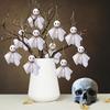 Halloween Ghost Hanging Pendant 1/6/12Pcs Portable Ornament for Travel Halloween Party Home Decoration