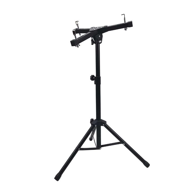 Height-Adjustable Matte Drum Rack & Stand with 11-inch/12-inch Practice Pad