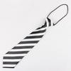2024 Children'S Lazy Tie Black And White Color Children'S School Kindergarten Tie