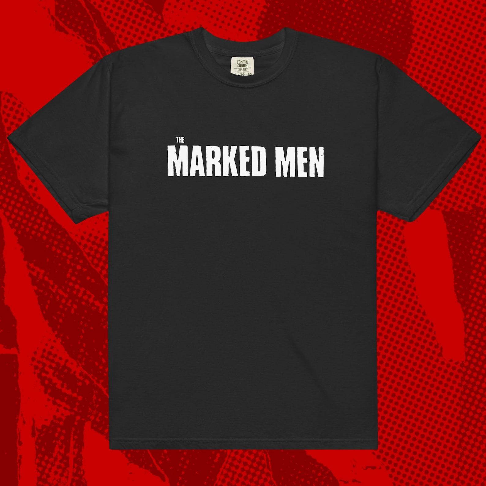 Marked Men Logo Shirt | Power Pop Punk Radioactivity Ramones Exploding Hearts S