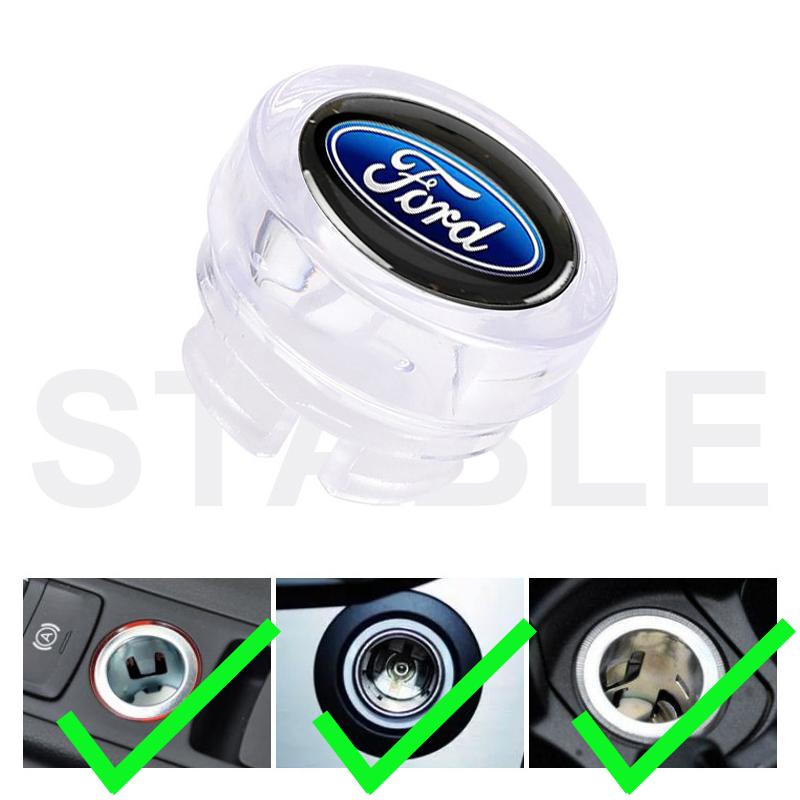 Hot ABS Car Cigarette Lighter Dust Cover Dustproof Cap XVCFR5 Plug for Ford Kuga Transit Ecosport Fiesta Mk7 Focus Ranger Mondeo Edge