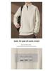 Autumn Half-Zip Collar Knit Sweater Pullover