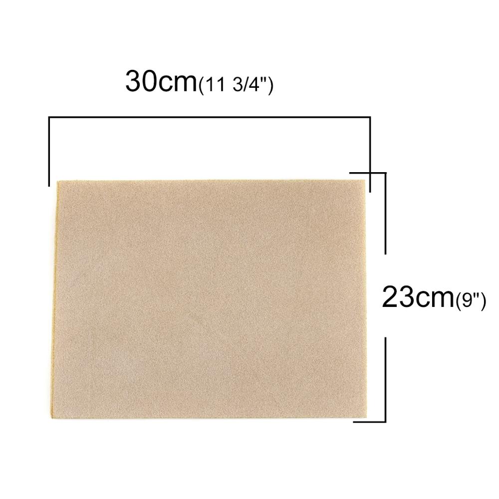 2 Peças Tapetes para Contas Doreen Box Ferramenta para Miçangas de Joias Antiderrapante Azul Marrom Cor Aleatória Esponja Aveludada Malha de Poliéster Tapete, 30x23cm