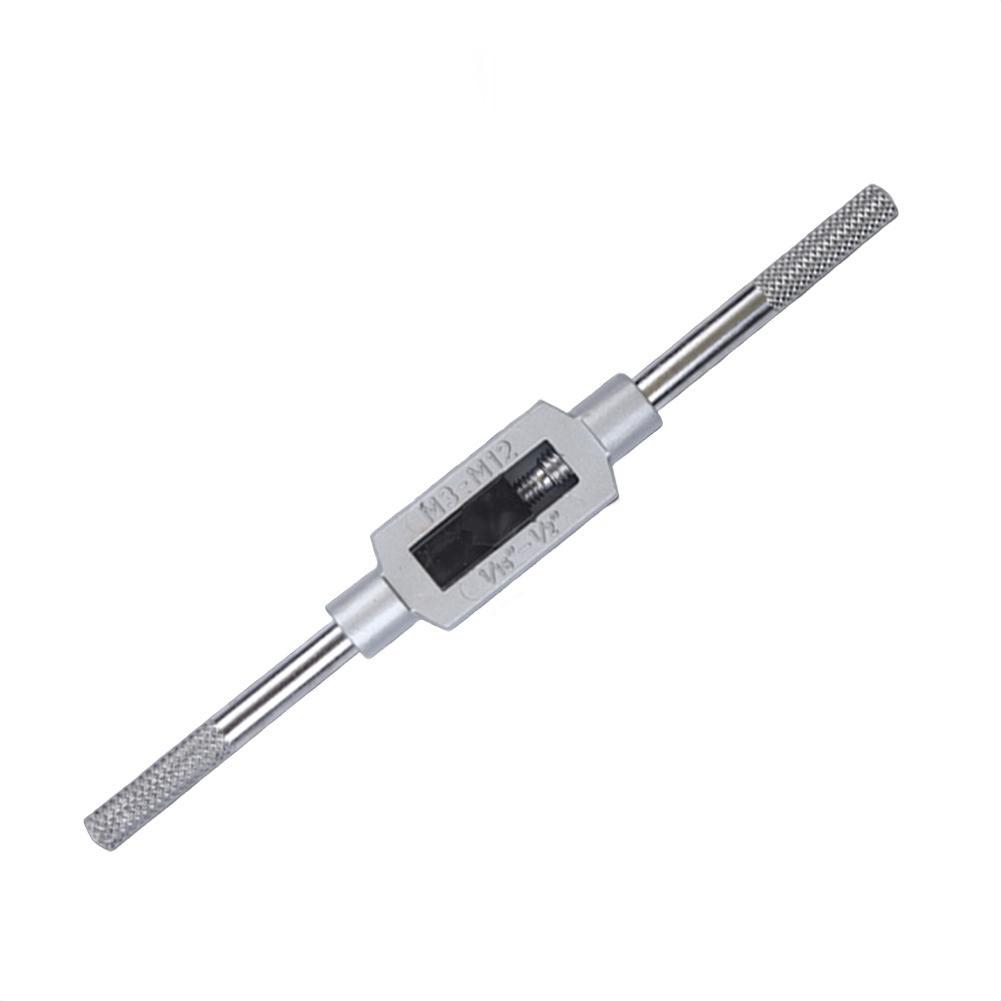Adjustable Ratchet T Handle Tap Wrench Alloy Steel Hand Tool For M3-8 M6-12 M3-12 M6-20 Taps Construction For Workshop Use