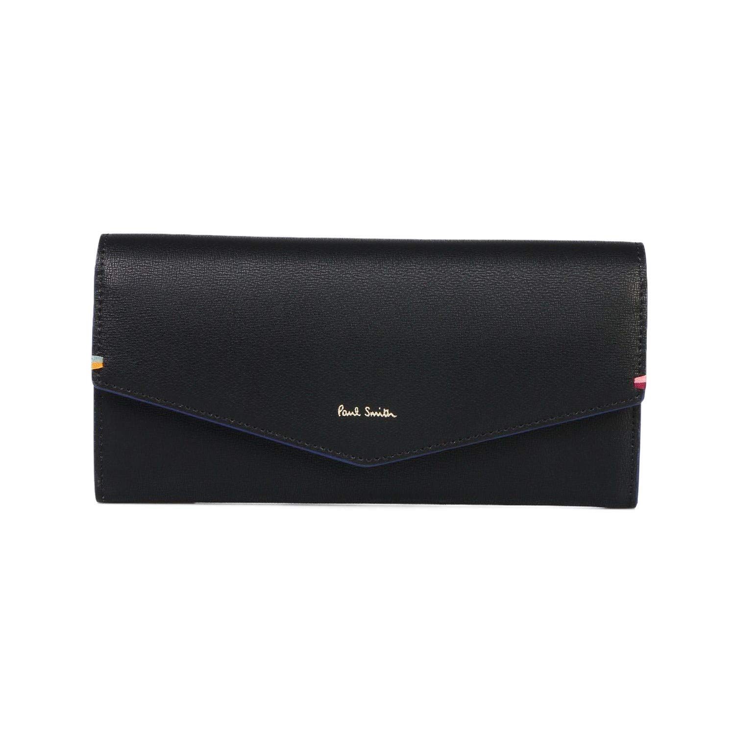 

Длинный кошелек Paul Smith с клапаном, с подсветкой, оригинальный, подарочный и с пакетом для покупок 883732 BPW266 Без женской прострочки, коробка, набор, (Черный, Персонализация) чёрный