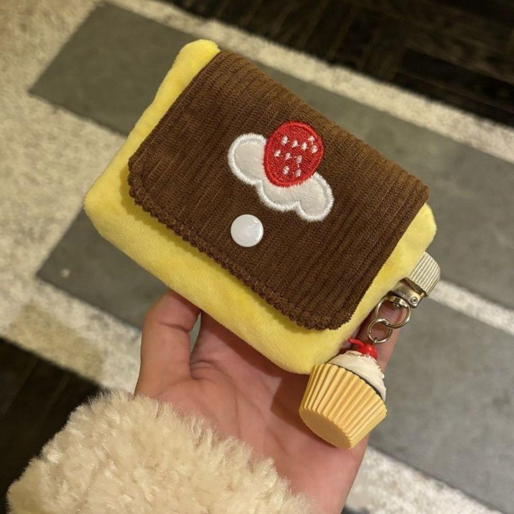 Portable CCD Cameras Bag Fluffy Texture Kawaii Sweet Style Storage Bag Women Carry-on Use