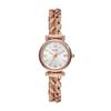Fossil Carlie Ladies Wristwatch ES5330 Pink Gold