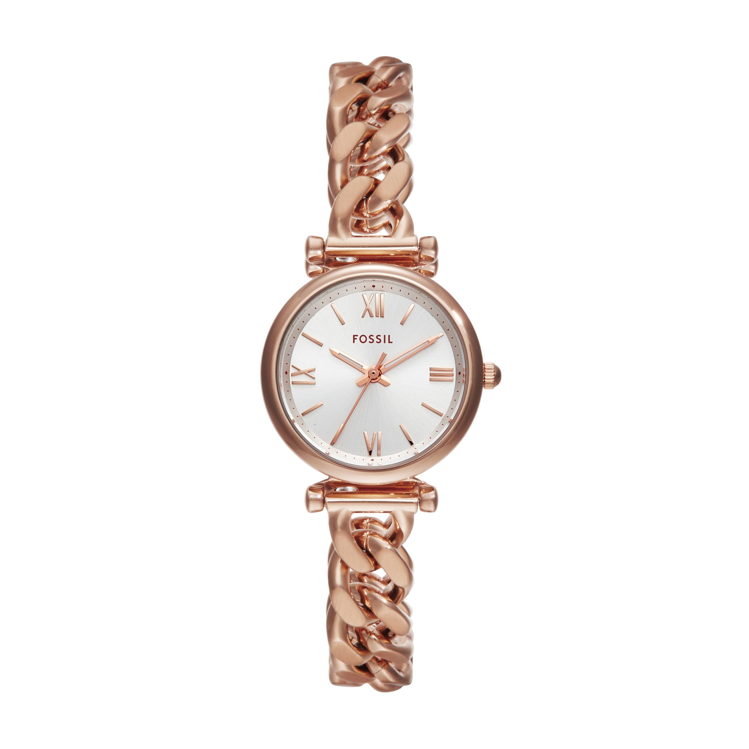 Fossil Carlie Ladies Wristwatch ES5330 Pink Gold