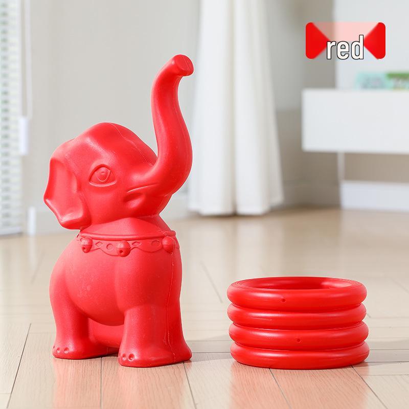 

Elephant Ring Toss Sensory Training Toy for Kindergarten & Parent-Child Interaction 20cm x 16cm x 40cm