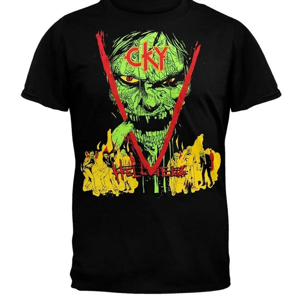 

CKY band Hellview black T-shirt short sleeve All sizes S to 5XL JJ3644 Unisex T-Shirt XXXL