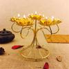Butter Lamp Holder Coppers Candlestick Candle Holder Seven Lamp Holder Lotuses Buddhas Lamp Base