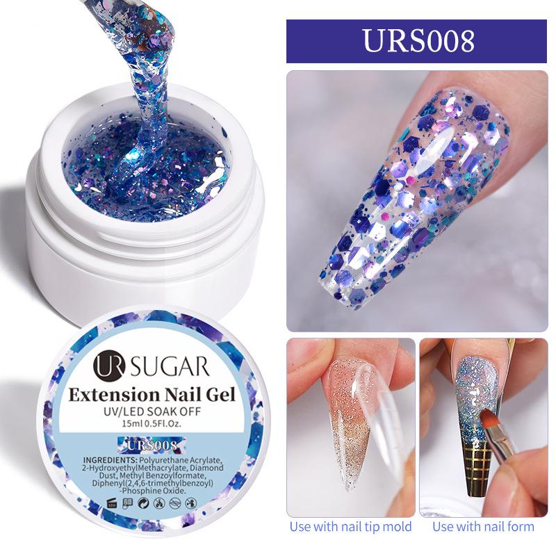 Phototherapy Glue, Manicure Glitter, Sequin Quick Extension, Paper Tray-Free Crystal Extension Glue