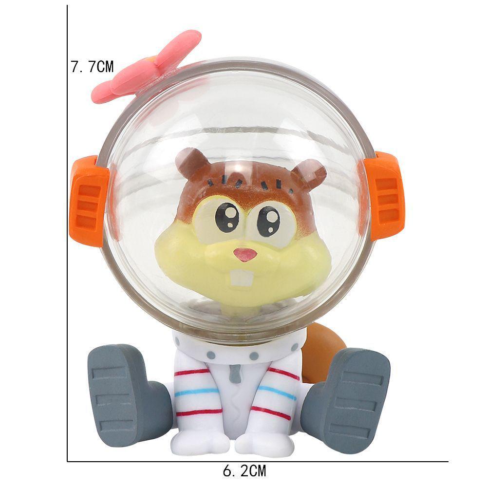 SpongeBob Burger King Krabbenrogen-Topf-Serie: Patrick & Thaddäus Figur Auto- und Schreibtisch-Dekoration