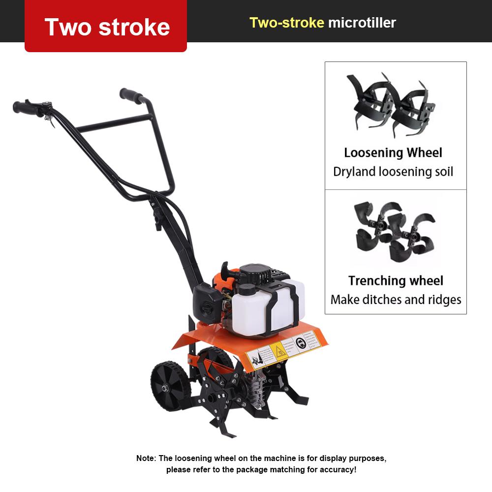 2 Stroke 4 Stroke Gasoline Cultivator Multi-function Gasoline Rotary Tiller Machinery Agricultural Garden Tools for Farm