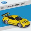 WELLY 1:24 Porsche 911 GT3 RS 992 Alloy Car Diecasts & Vehicles Car Model Miniature Scale Model Car For Collection Gift