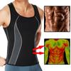 Mens Body Shaper Abdomen Slimming Shapewear Neoprene Belly Shapers Heat Trapping Sweat Vest Waist Trainer Fat Burning Corset Top