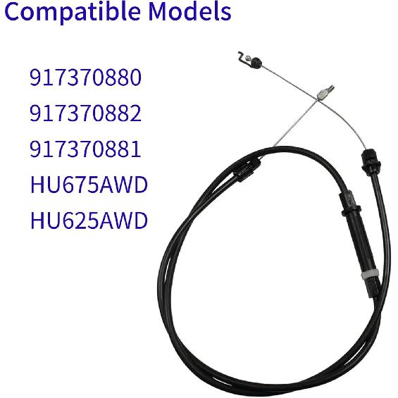 586033301 Drive Control Cable for Husqvarna HU675AWD Red Max Craftma