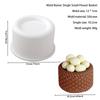 4 Inch Round Rotating Heart Flower Basket Coil Texture Design French Mousse Cake Mould Silicone Cake Mold Kitchen Bakeware