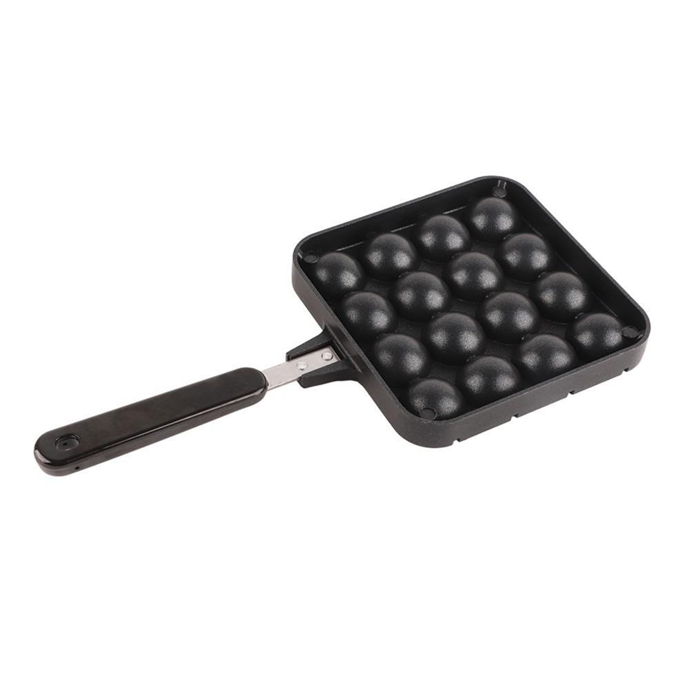 Cast Aluminum Alloy Cooking Tray 16-Hole Household Plate Smooth Snack Grill Plate Street Stall