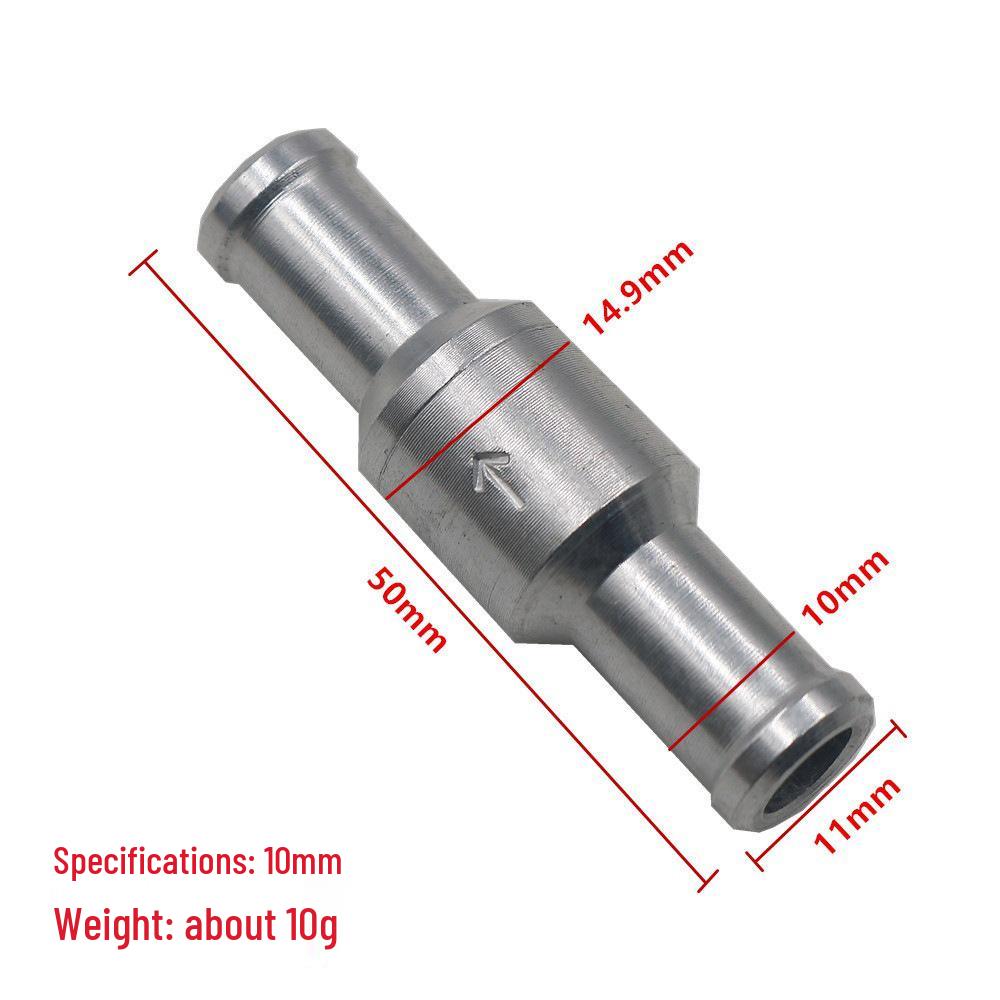 Aluminum Alloy One-Way Check Valve for Fuel Systems (Gas/Diesel)