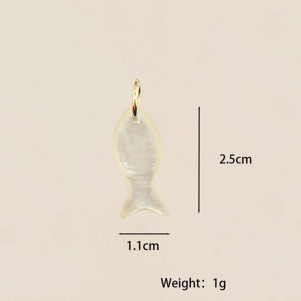 Bohemian Fishbone Pendant Bead Necklace White Shell Heart DIY Choker Necklaces Women