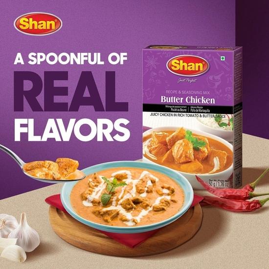 Shan Spice Mix for Butter Chicken, 50 G