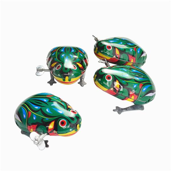 Creative Children Toys Retro Clockwork Toy Classic Iron Clockwork Frog