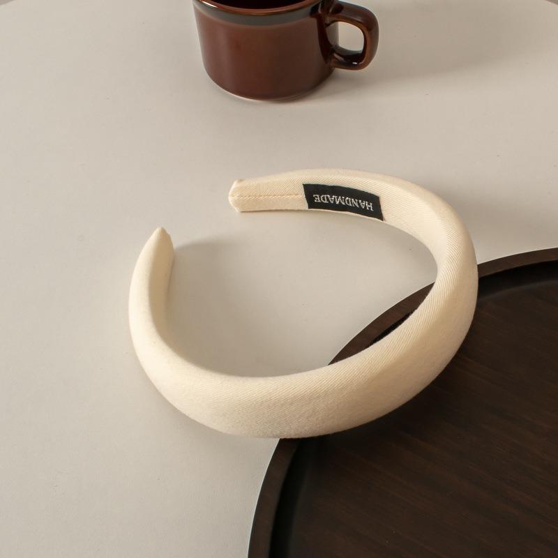Fashion Wild Solid Color Sponge Headband for Women Girl Wash Face Wide Edge Simple Hair Band Headband Hair Accessories Hair Hoop