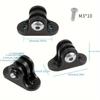 Durable Metal Camera Holder Adapter Mount Connector -Bike Computer Fixed Seat Base for Action Cameras, Compatible with Gopro 13 Phone Stand