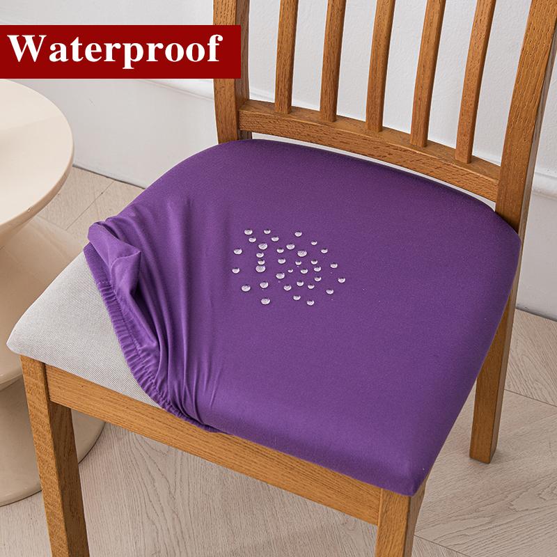 Housse de Siège de Chaise Imperméable pour Salle à Manger Housse de Protection Extensible pour Meubles Housse de Chaise de Salle à Manger pour Cuisine Restaurant Bureau Banquet
