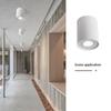 LED Ceiling Lamp Angle Adjustable Light for Living Room Background Porch Hallway Warm White Light