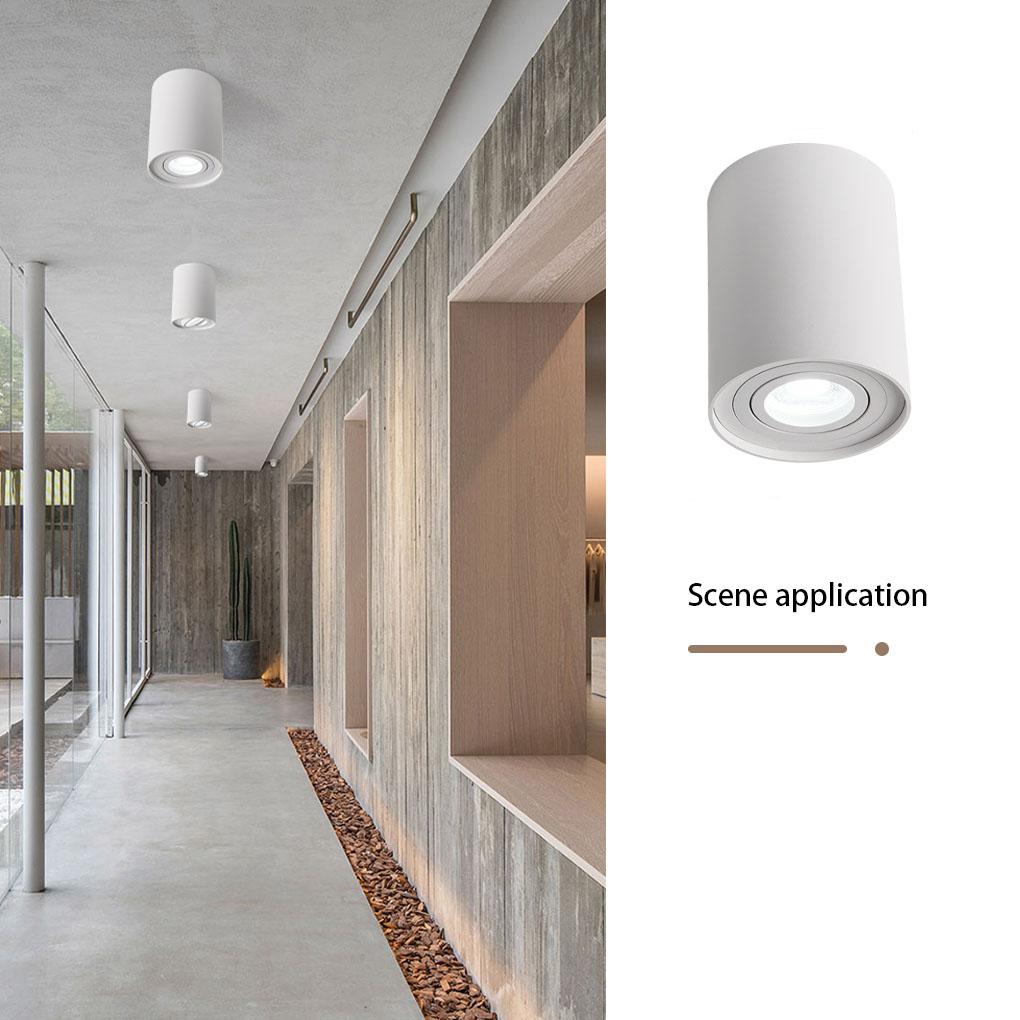 LED Ceiling Lamp Angle Adjustable Light for Living Room Background Porch Hallway Warm White Light