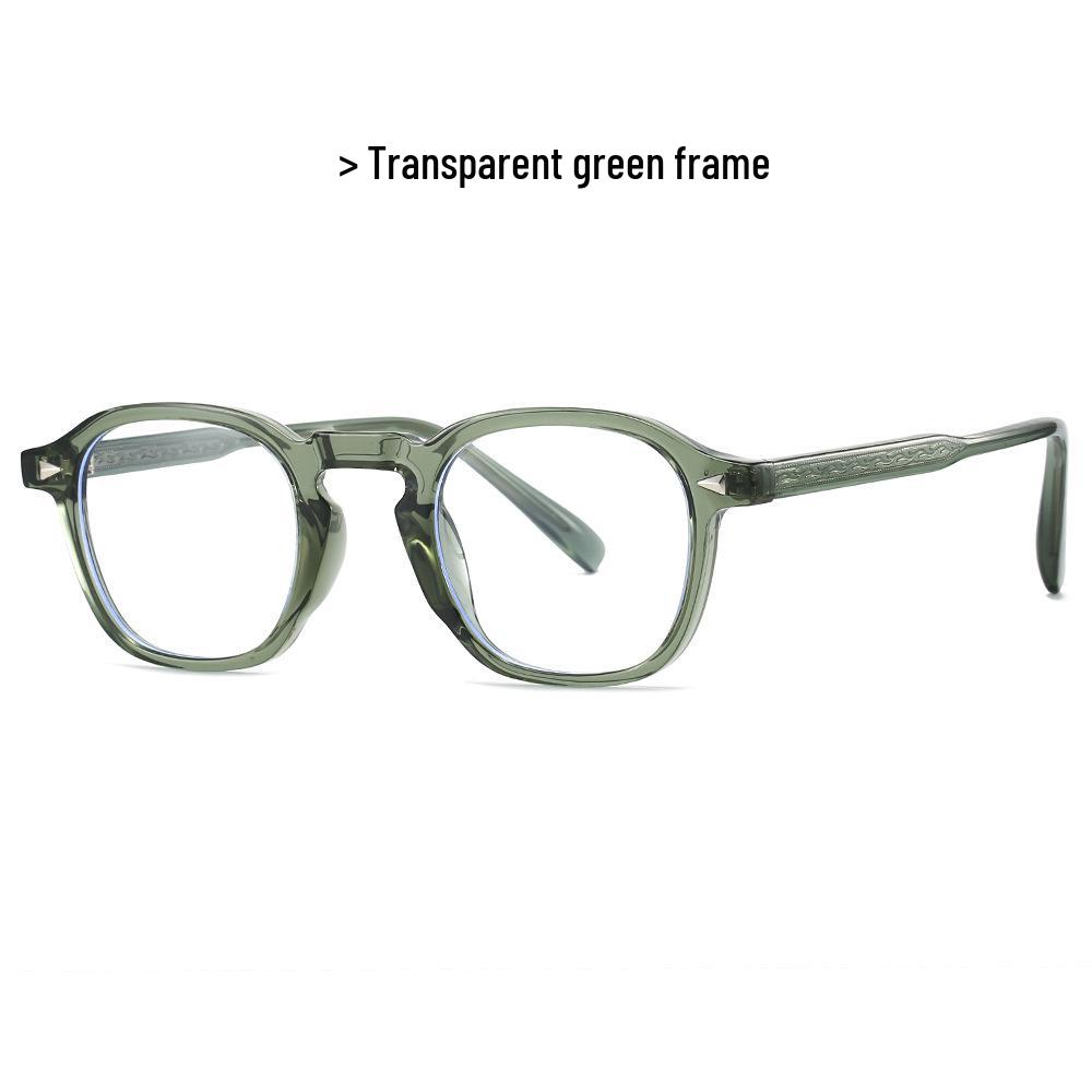 

New Fashion Square Frame Anti-Blue Light Plain Glasses - Heavy Duty TR Myopia Frame 28009 Anti-Blue Light