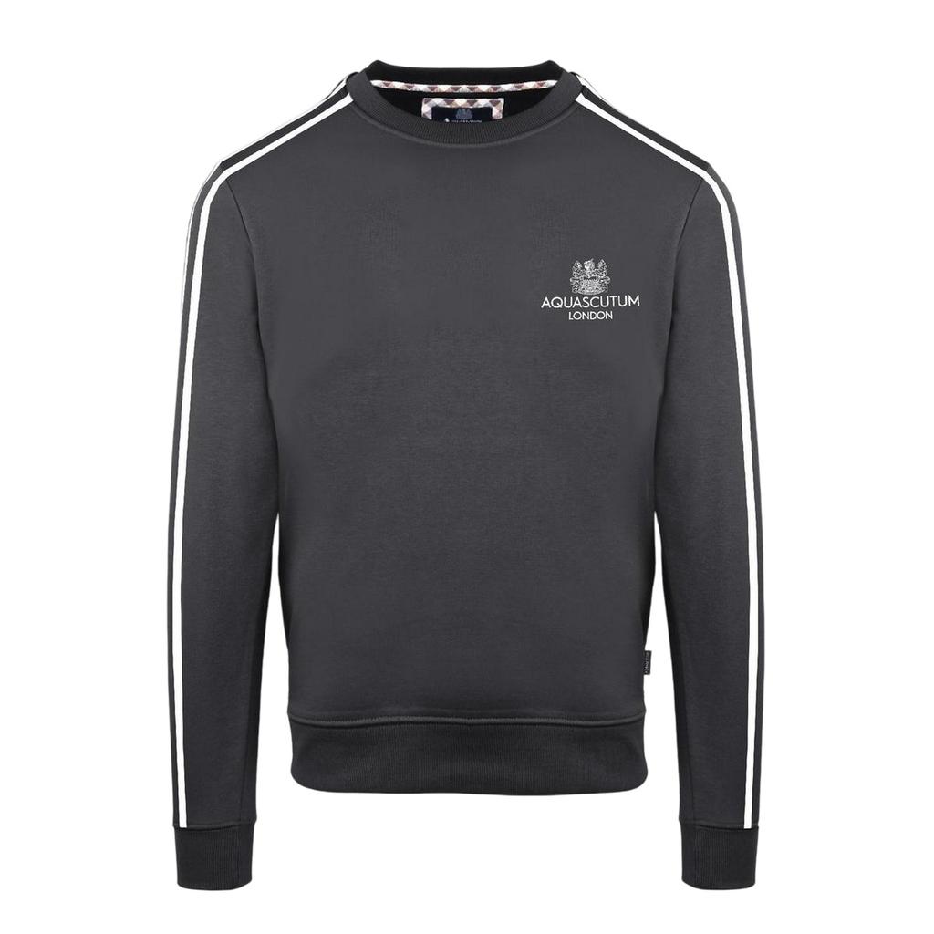 Aquascutum Mens London Double Stripe Sweatshirt