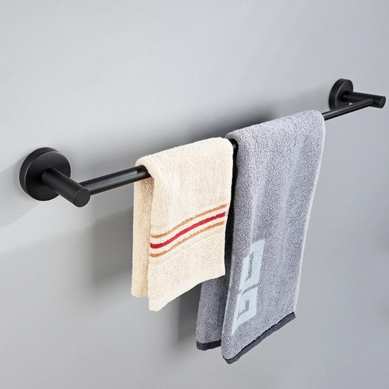 Not Drill Installation Extendable Towel Brackets Steel Bathroom Towel Rack Strong Grip Suction Cups Strong for Home Use