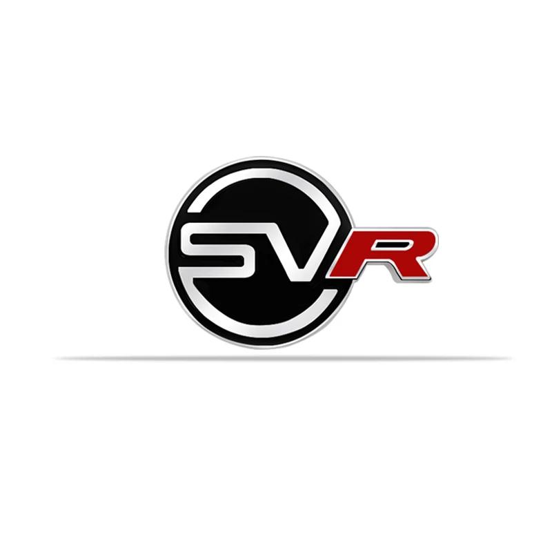 Car Front Grill Badge Rear Trunk Sticker Auto Styling For Land Rover SV SVR Logo Velar Range Rover Evoque Freelander SA3