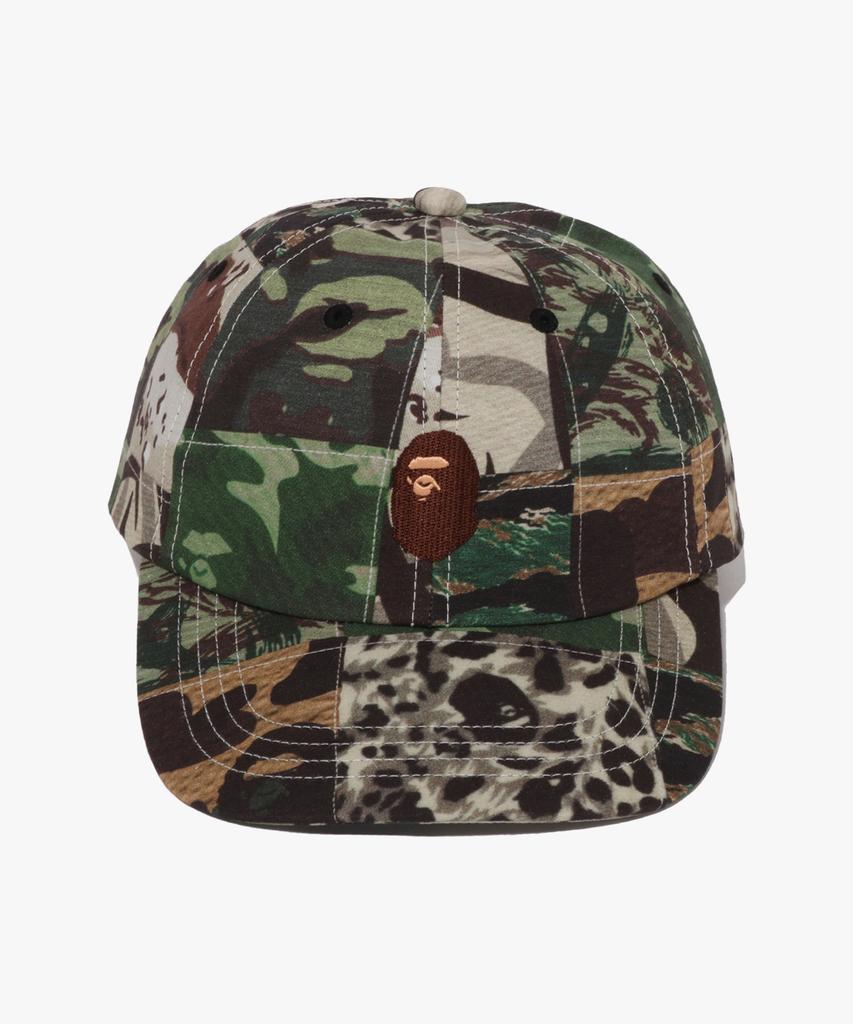 Beipeu Camo Patchwork Panel Cap Green