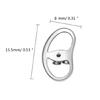 4pcs Earring Stoppers Backings Pierced Safety for Ear Studs Big Earring Lifters
