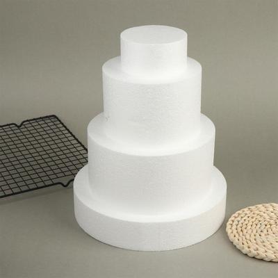 Stampo in Schiuma per Torta da 4/6/8/10 Pollici Decorazione Floreale in Schiuma Ps Manichino per Torta Pratica Modello Sugarcraft Leggero Decorazioni Fai-da-te