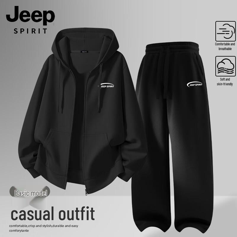 Мужской комплект из двух предметов: Худи и Повседневные брюки JEEP SPIRIT L
