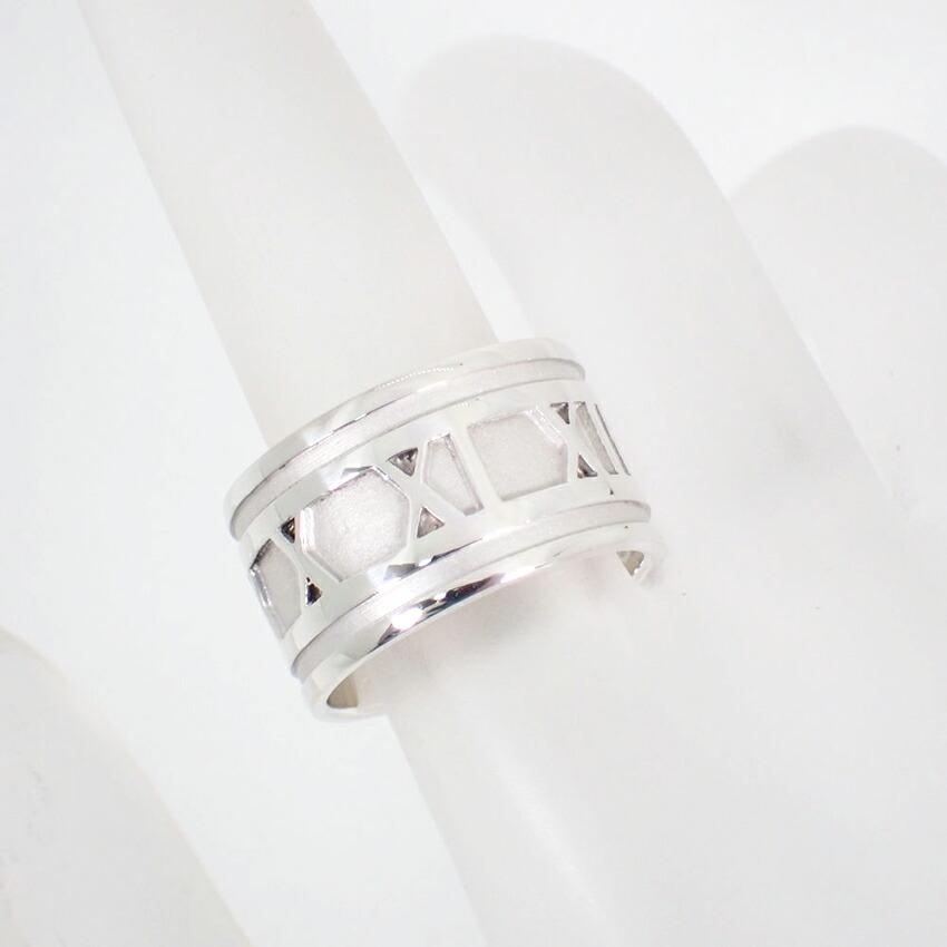 [Used] TIFFANY 925 Atlas Wide Ring / Size 14 / J45-1