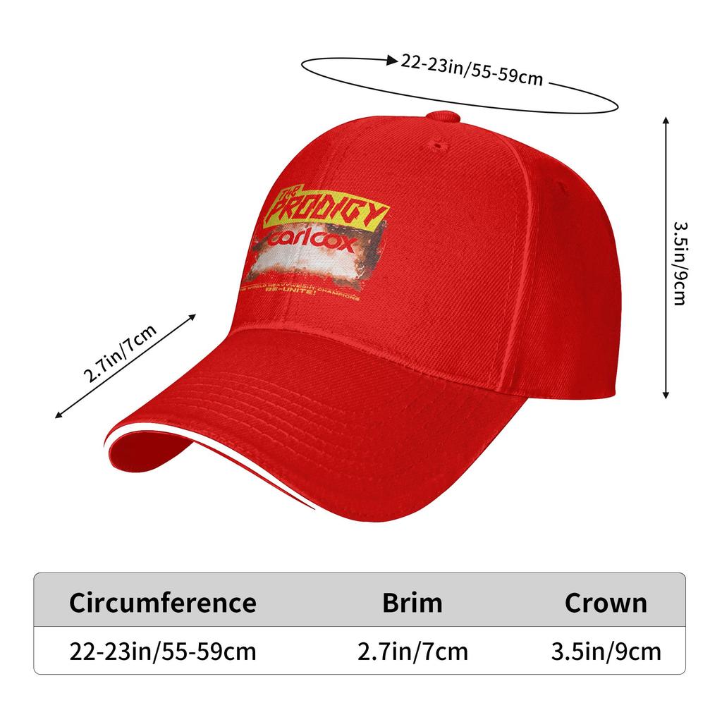 The Prodigy Warriors Dance Tour Baseball Cap Y2K Cute Hip Hop Hats Summer Men Women Hunting Camping Baseball Caps