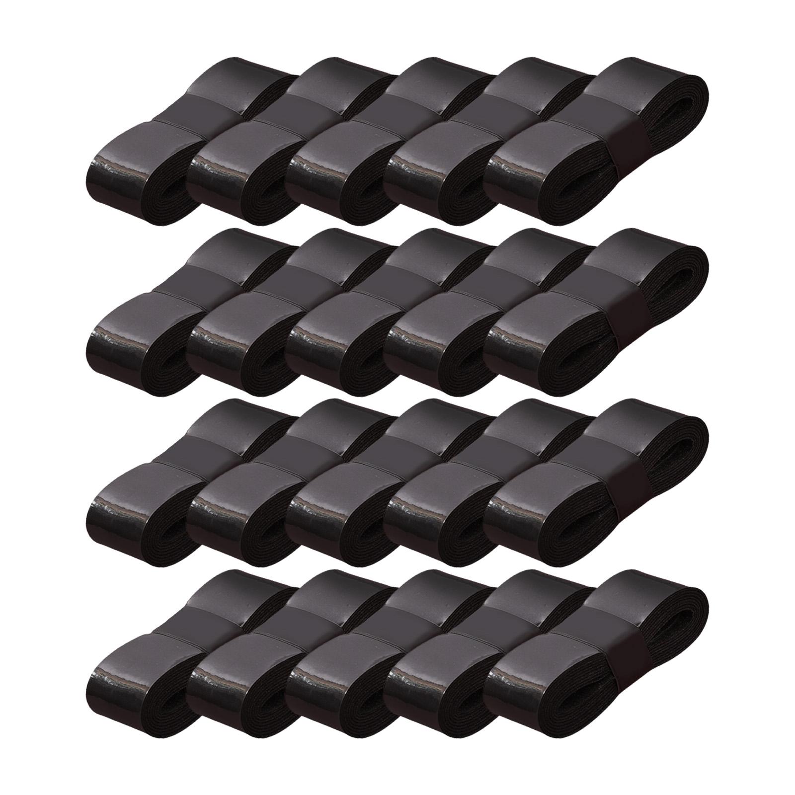 

20pcs Nonslip PU Grip Tape Racquet Sports Fishing Rod Bicycles Handle Tape for Tennis Badminton Racquets чёрный